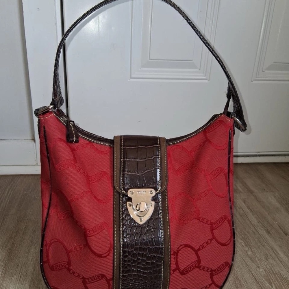 Guess Red and Brown Women's Bag
